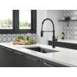 18803-BL-DST Antoni Single Handle Pull Down Spring Kitchen Faucet