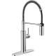 18803-DST Antoni Single Handle Pull Down Spring Kitchen Faucet, Chrome