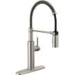 18803-SP-DST Antoni Single Handle Pull Down Spring Kitchen Faucet, Spotshield Stainless