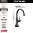 1920-BL-DST Other Transitional Beverage Faucet, Matte Black