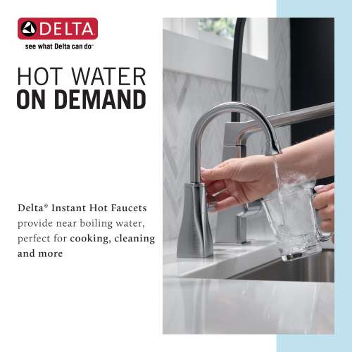 1940LF-H-AR Other Contemporary Square Instant Hot Water Dispenser, Arctic Stainless