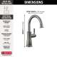 1960-KS-DST Other Traditional Beverage Faucet, Black Stainless