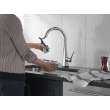 19802TZ-DST Lenta Single Handle Pull Down Kitchen Faucet with Touch2O Technology, Chrome