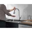 19802TZ-DST Lenta Single Handle Pull Down Kitchen Faucet with Touch2O Technology, Chrome