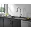 19802TZ-DST Lenta Single Handle Pull Down Kitchen Faucet with Touch2O Technology, Chrome