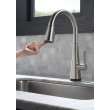 19802TZ-SP-DST Lenta Single Handle Pull Down Kitchen Faucet with Touch2O Technology, Spotshield Stainless