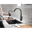 19802Z-BL-DST Lenta Single Handle Pull Down Kitchen Faucet