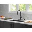 19831Z-BLSD-DST Hazelwood Single Handle Pull Down Kitchen Faucet with Soap Dispenser and ShieldSpray Technology