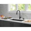 19831Z-BLSD-DST Hazelwood Single Handle Pull Down Kitchen Faucet with Soap Dispenser and ShieldSpray Technology