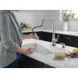 19835TZ-SPSD-DST Auburn Single Handle Pull Down Kitchen Faucet with Soap Dispenser and Touch2O Technology, Spotshield Stainless