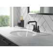 2536-BLMPU-DST SAYLOR Two Handle Centerset Bathroom Faucet, Matte Black