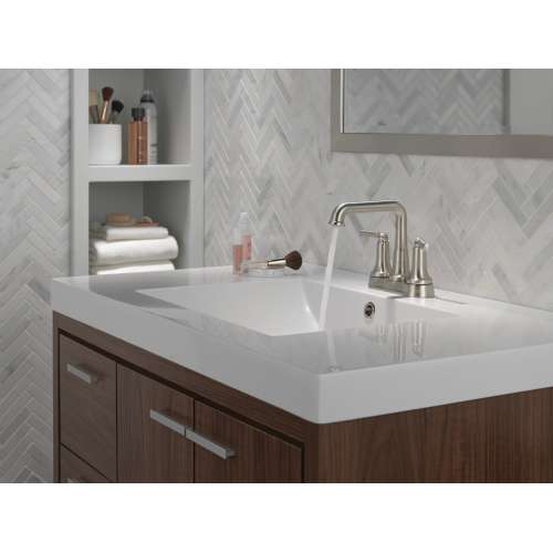 2536-SSMPU-DST SAYLOR Two Handle Centerset Bathroom Faucet, Stainless