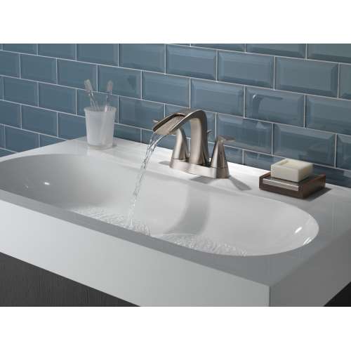 25724LF-SS-ECO Tolva Two Handle Centerset Bathroom Faucet, Stainless