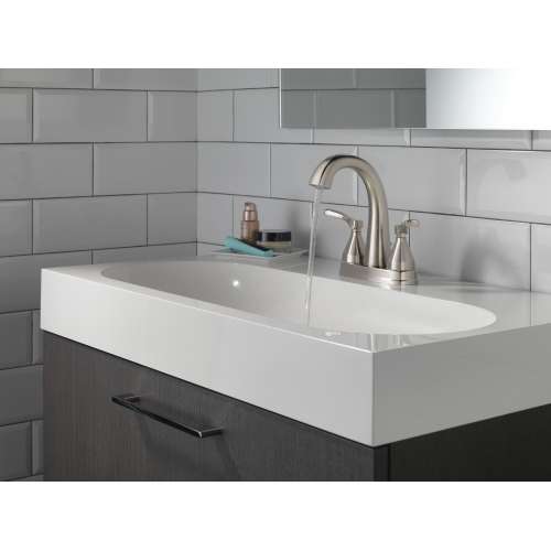 25775-SSMPU-DST Stryke Two Handle Centerset Bathroom Faucet, Stainless