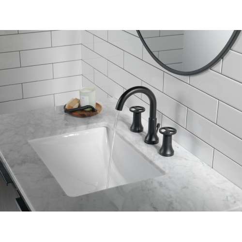 3558-BLMPU-DST Trinsic Two Handle Widespread Bathroom Faucet