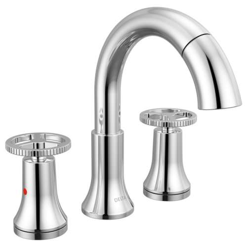 3558-PD-DST Trinsic Two Handle Widespread Pull Down Bathroom Faucet, Chrome