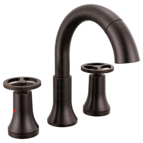 3558-RBPD-DST Trinsic Two Handle Widespread Pull Down Bathroom Faucet, Venetian Bronze