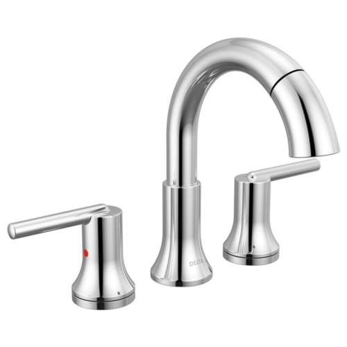 3559-PD-DST Trinsic Two Handle Widespread Pull Down Bathroom Faucet, Chrome