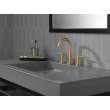 35749LF-CZ Nicoli Two Handle Widespread Bathroom Faucet, Champagne Bronze