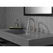 35749LF-SS Nicoli Two Handle Widespread Bathroom Faucet, Stainless