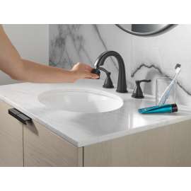 35775-BLPD-DST Stryke Two Handle Widespread Pull Down Bathroom Faucet