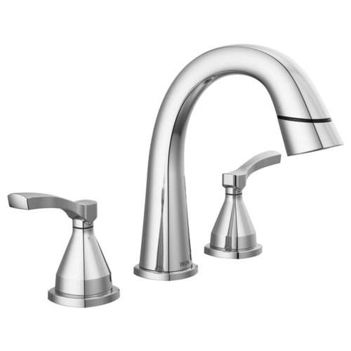 35775-PD-PR-DST Stryke Two Handle Widespread Pull Down Bathroom Faucet, Lumicoat Chrome
