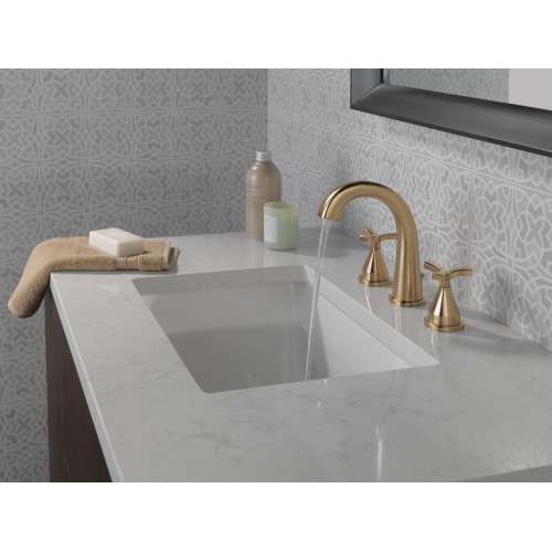357756-CZMPU-DST Stryke Widespread Faucet, Champagne Bronze