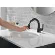 533LF-BLPDMPU Kayra Single Handle Pull Down Bathroom Faucet, Matte Black