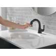 533LF-BLPDMPU Kayra Single Handle Pull Down Bathroom Faucet, Matte Black