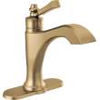 556-CZMPU-DST Dorval Single Handle Bathroom Faucet, Champagne Bronze