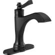 556T-BL-DST Dorval Single Handle Touch20 Bathroom Faucet, Matte Black