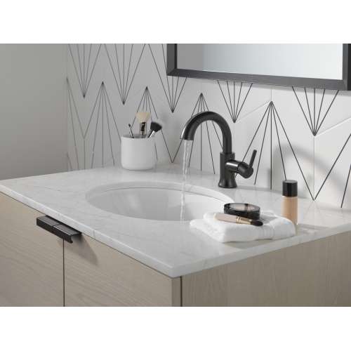 559HAR-BLPD-DST Trinsic Single Handle Pull Down Bathroom Faucet, Matte Black