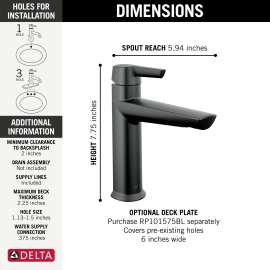 571-BLLPU-DST Galeon Single Handle Bathroom Faucet