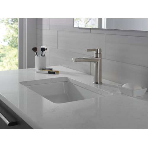 571-SS-PR-LPU-DST Galeon Single Handle Bathroom Faucet, Lumicoat Stainless