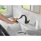 577-BLPD-DST Stryke Single Handle Pull Down Bathroom Faucet, Matte Black