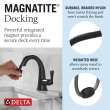 577-BLPD-DST Stryke Single Handle Pull Down Bathroom Faucet, Matte Black