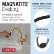 577-CZPD-PR-DST Stryke Single Handle Pull Down Bathroom Faucet, Lumicoat Champagne Bronze