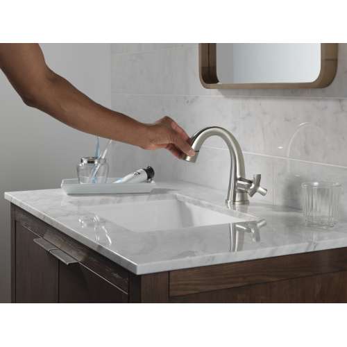 5776-SSPD-PR-DST Stryke Single Handle Pull Down Bathroom Faucet, Lumicoat Stainless