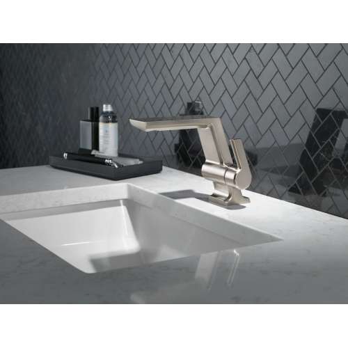 599-SS-PR-MPU-DST Pivotal Single Handle Bathroom Faucet, Lumicoat Stainless