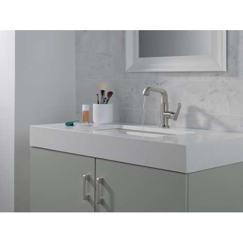 689-SS-PR-DST Tetra Single Handle Mid-Height Vessel Bathroom, Lumicoat Stainless