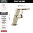 699-PN-PR-DST Pivotal Single Handle Mid-Height Vessel Bathroom Faucet, Lumicoat Polished Nickel