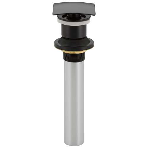 72174-BL Other Square Push Pop Up Less Overflow, Matte Black