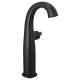 777-BLLHP-DST Stryke Single Handle Vessel Bathroom Faucet Less Handle, Matte Black