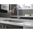 9110-AR-DST Westville Single Handle Pull Down Kitchen Faucet, Arctic Stainless