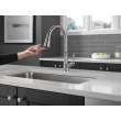 9110-AR-DST Westville Single Handle Pull Down Kitchen Faucet, Arctic Stainless