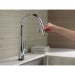 9113TV-DST Essa VoiceIQ Single Handle Pull Down Faucet with Touch2O Technology, Chrome