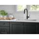 9159-BLLS-DST Trinsic Single Handle Pull Down Kitchen Limited Swivel, Matte Black