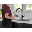 9159-BLLS-DST Trinsic Single Handle Pull Down Kitchen Limited Swivel, Matte Black