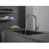 9159-KSLS-DST Trinsic Single Handle Pull Down Kitchen Limited Swivel, Black Stainless