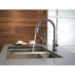 9159T-KS-DST Trinsic Single Handle Pull Down Kitchen Faucet with Touch, Black Stainless